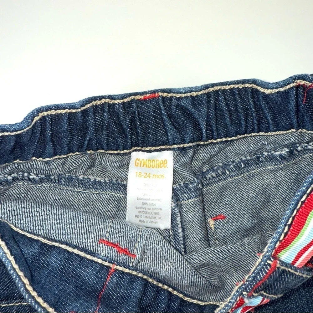Gymboree Baby Girl's Ribbon Belt Denim Skirt